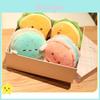 Cartoon Hamburger Plush Cushion With Short Plush Material For Home Decor And Comfort