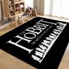 L-Lord of the Rings H-Hobbit Room Mats Retro Multiple Choice Living Room Kitchen Rug Non-Slip Welcome Rug