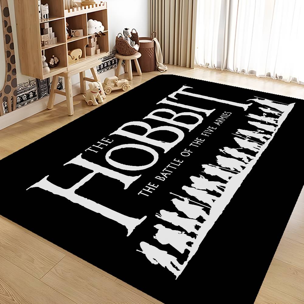 L-Lord of the Rings H-Hobbit Room Mats Retro Multiple Choice Living Room Kitchen Rug Non-Slip Welcome Rug