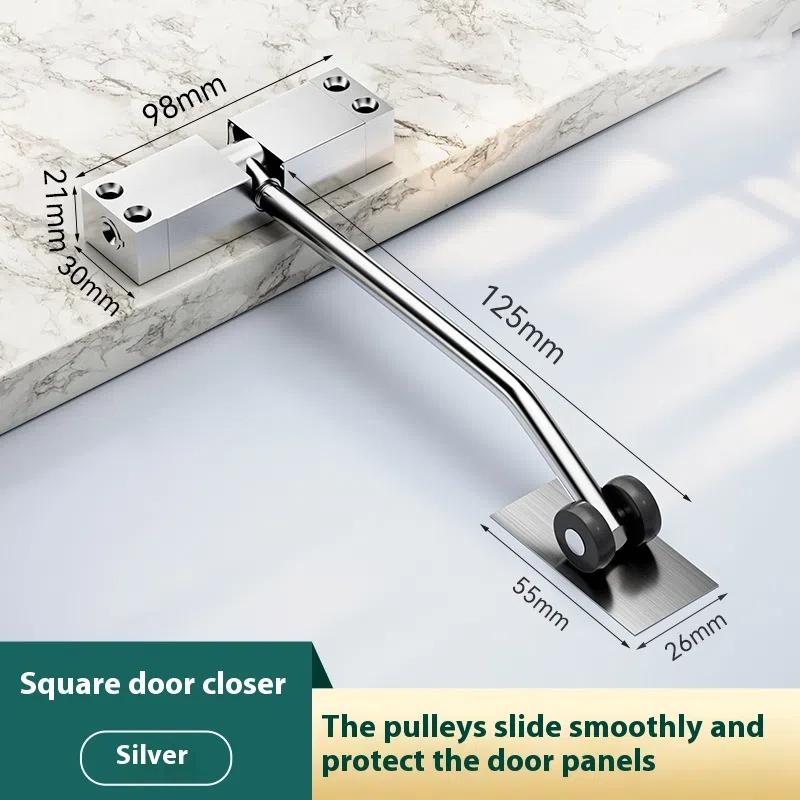 Прочная фурнитура для мебельных дверей Автоматический пружинный доводчик двери Регулируемое устройство для закрывания двери Замок безопасности