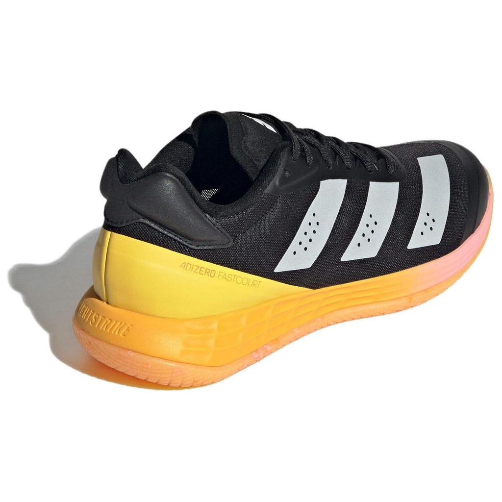 Adidas Женские кроссовки для гандбола Adizero Fastcourt, черно-бело-желтые, ID2513
