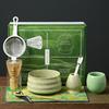 Japanese Ceramic Matcha Bowl Set (9-Piece)