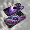 Чехол для телефона 'Космос для Галактики Вселенной' для iPhone 16 15 Plus 14 13 12mini 11Pro Max Конфетный Матовый Ударопрочный Задний Чехол