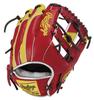 Rawlings PRO EXCEL Wizard COLORS GR5FHW2CN52MG Бейсбольная перчатка для броска HOH® #02, Мягкая, Для игрока инфилда, Алая/Желтая, 11,25 дюйма, Для правой руки