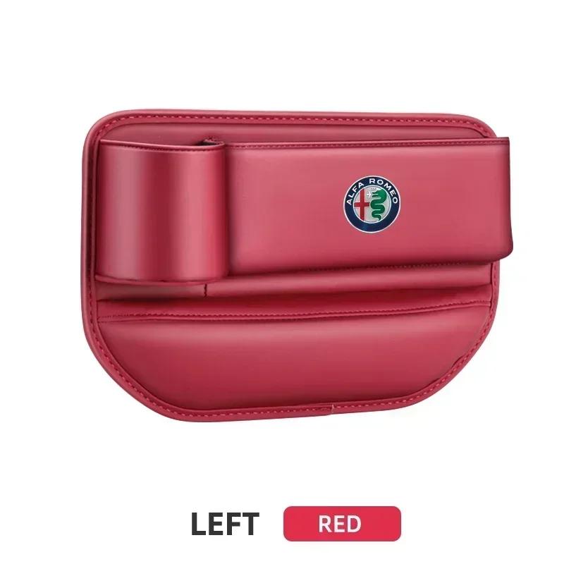 Car Seat Gap Multifunction Crevice Storage Box For Alfa Romeo Giulia Stelvio Giulietta 156 159 147 Mito Tonale Brera Disco rty112