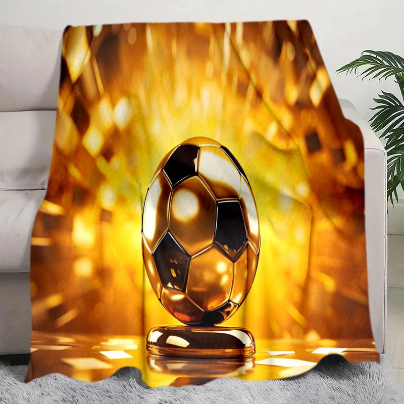 Football Blanket Perfect All Seasons Soft Comfortable Sofa Office Nap Travel Birthday Gift Christmas Present
