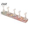 Nail Art Display Holder False with Glitter Base, Magnetic Press-on for Practice Stand Beginner Nails Painting, & Portable