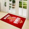 Custom Name Olympiacos FC Crest Carpet Rug Customizable Soft Washable Anti-Slip Home Living Room Sofa Mats Personalized Rug. 0909227