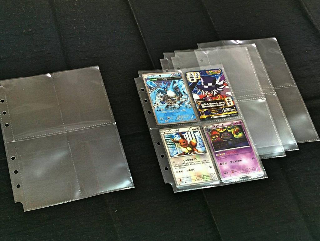Sheet for Trading Cards 4-pocket (50 Sheets)