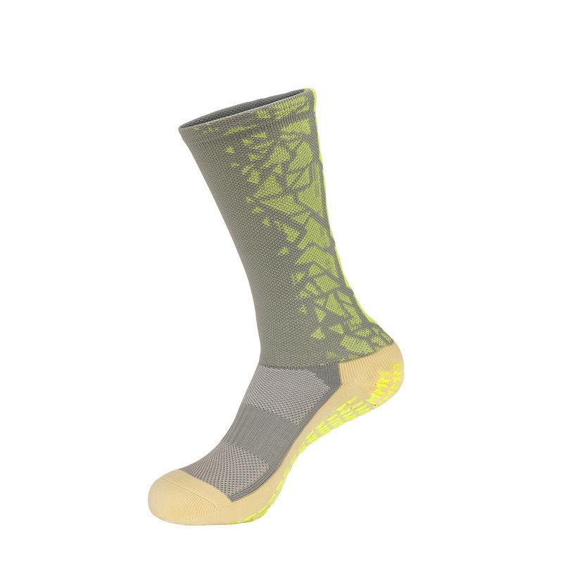 Long Tube Professional Football Socks Men'S Thickened Towel Bottom Point Rubber Socks Sweat-Absorbing And Breathable High Tube Training Non-Slip Socks