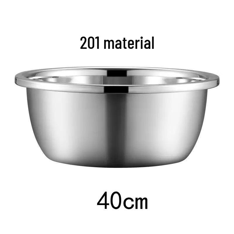 Jimeijiduo 201 Stainless Steel Deep Mixing Bowl