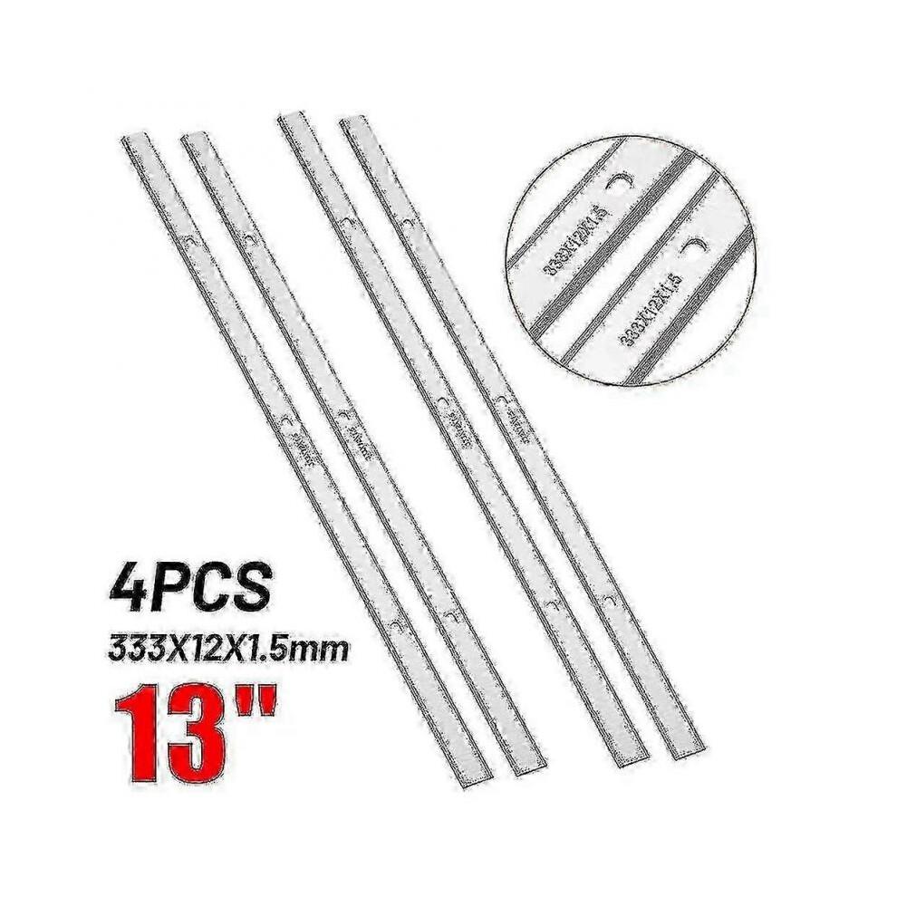 4pc 13'-1/2' Hss Portable Planer Blades Compatible Metabo Dh330 Dh316 Double Edge Set Ferramentas Woodworking Tools Marcenaria Planer-2 less