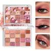20 Colors Cherry Blossom Eyeshadow Palette High Pigmented Matte Pearly Eyeshadow Cute Printed Waterproof Sweatproof Daily Eye Makeup for Women Gift