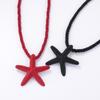 Punk Boho Metal Big Starfish Pendant Rope Chain Summer Necklace For Women Y2K Jewelry Gift