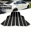 8 шт. Подходит для Nissan Altima 2013 2014 2015 2016 2017 2018 Глянцевые черные стойки кузова Накладки на оконные проемы дверей Наклейки Внешние детали