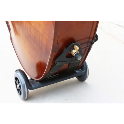 New Upright Double Bus Cart Carry Transport String Bus Wheel Buggy for 1/10-4/4 Double Bus