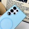 Ультратонкий Матовый Жесткий PC Магнитный Чехол Для Samsung Galaxy S25 S24 S23 Ultra Конфетный Беспроводная Зарядка Для Magsafe Чехол Fundas