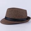 Men's Top Hat, New Medium and Old Sun Hat, Retro British Jazz Hat, Elderly Casual Hat, Sunshade and Breathable