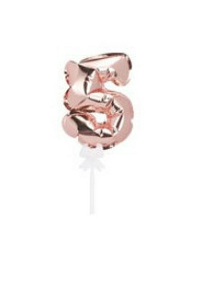 14 см Самонадувающийся алюминиевый шар с цифрой, Украшение для торта, Вставка 0-9 для вечеринки по случаю дня рождения.