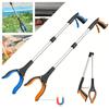 2Pcs Grabber Reacher Tool Litter Picker 90° Rotating Head Garden Gripper Lightweight Trash Grabber for Hard-to-Reach Areas