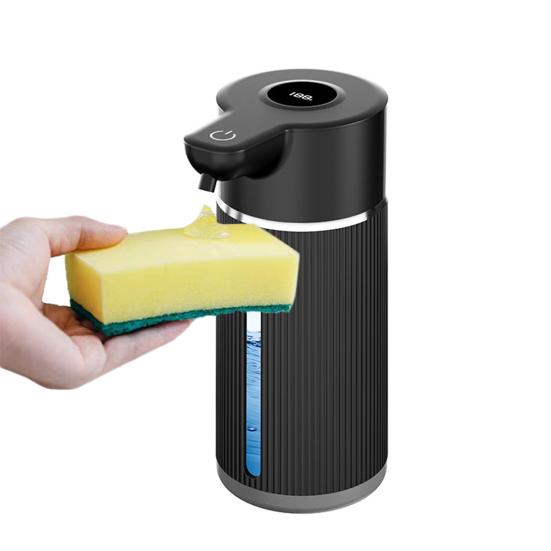 Автоматический сенсорный дозатор мыла 420 мл USB перезаряжаемый индуктивный генератор пузырьков 4-уровневый регулируемый объем пены электрический дозатор мыла