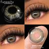 FUNSACHY 2pcs Contact Lenses for Eyes High Quality Circle Lenses Natural Beauty Pupils Grey Makeup Contact Lens Cosmetics Yearly