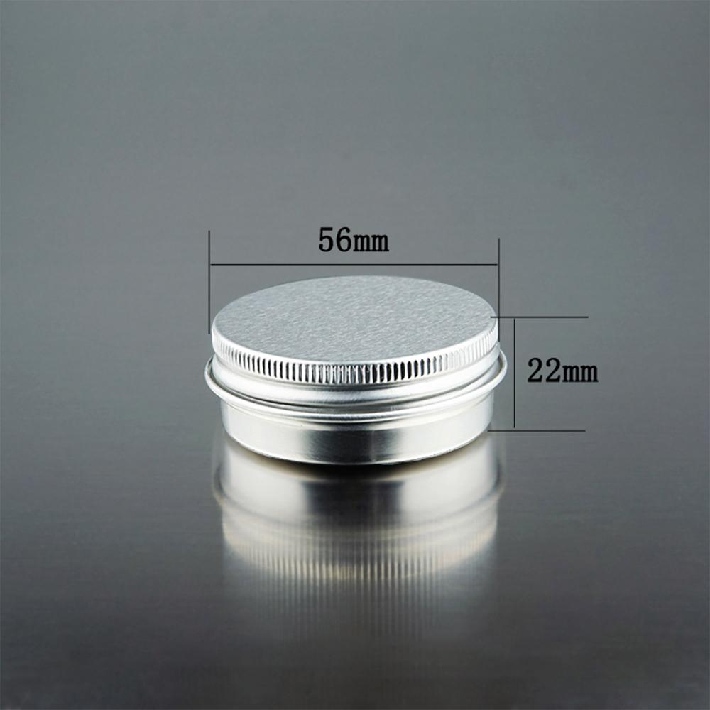 Cosmetic Cream Jar 5g 10g 15g 20g 30g Candle Jar 50g 100g 150g 200g 250g Lipbalm Makeup Container Empty Aluminum Tin with Lid