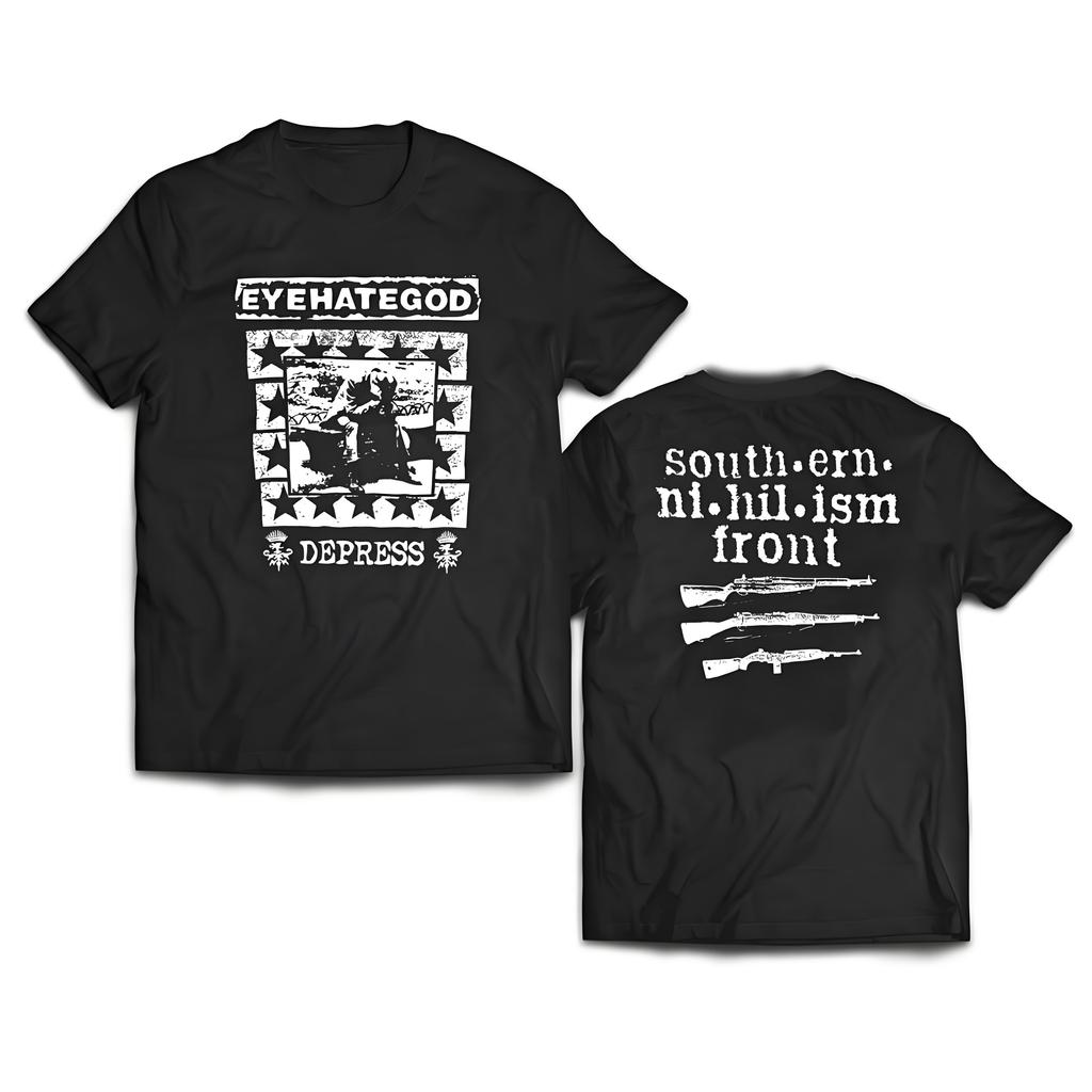 Горячая Распродажа VTG Eyehategod Тур Графический Принт Футболка Мужская Женская Свободная Повседневная Оверсайз Короткий Рукав Летняя Новая Футболка Уличная Мода Харадзюку Y2K Модный Топ