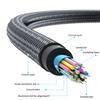 HDMI-кабель 3 м, Twozoh HDMI 2.0 4K/60 Гц 2160p 1080p 3D HDCP 2.2 ARC Standard, плетеный нейлон, подходит для Nintendo Switch, PS5, PS3, PS4, ПК, проектора