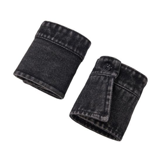 Съемный джинсовый воротник-обманка и манжеты Набор для женщин Легкая рубашка-платье Аксессуар для одежды