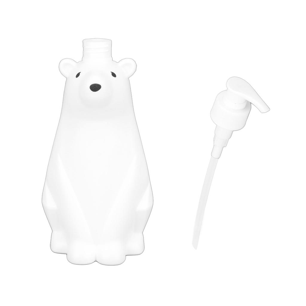 Диспенсер для шампуня White Bear Style Pump Type PP PE широко используемые бутылки для душа для ванной комнаты и туалета
