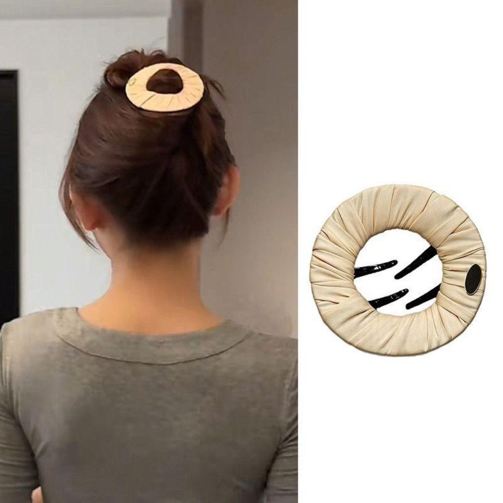 Hair Accessories Hair Clip Round Shape Flexible Hair Clip Soft Clips for Lying Down and Driving