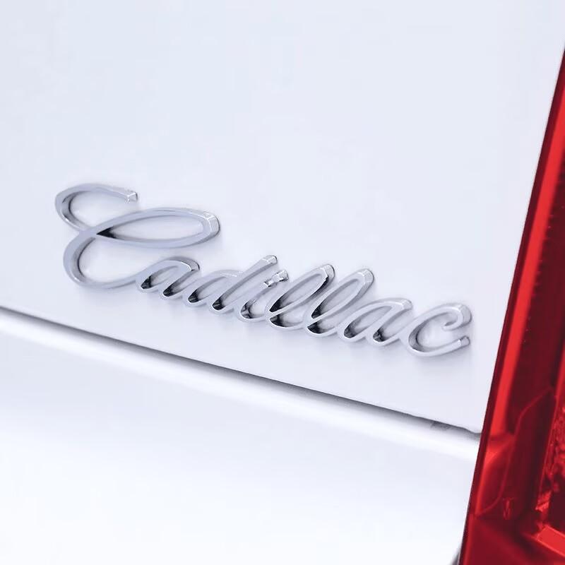 For Cadillac Logo Escalade CT5 CT6 XT5 XT6 DTS SLS XLR ATS SRX Tiburon Car Side Fender Rear Letter Sticker Styling Accessories