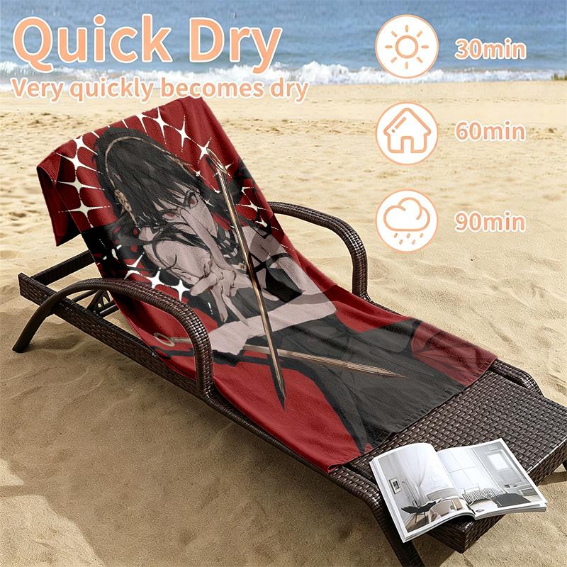 Spy x Family Beach towels also serve as bath towels summer essential a musthave for the outdoors the beach and the pool