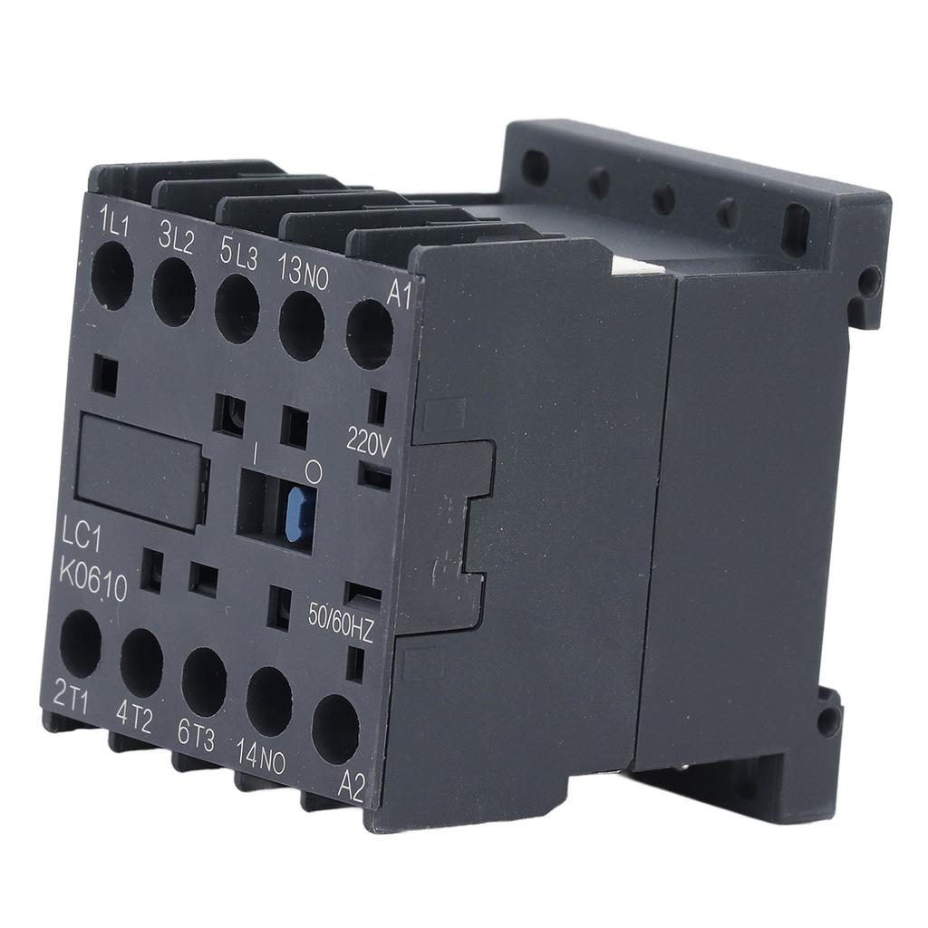 AC Contactor 6A 1 NO Normally Open K Type Small for HVAC Refrigeration Motor Control