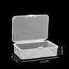 Pp Transparent Box Rectangular Flip Storage Box Square Packaging Case Round Blister Box Accessories Organizing Product Packag