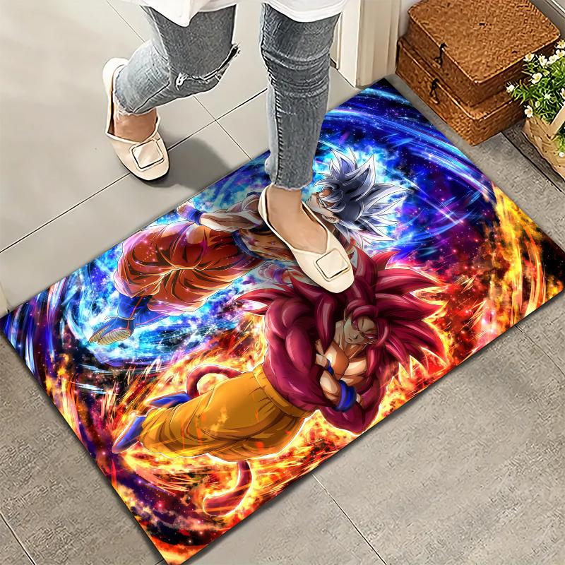 Ковер Dragon Ball Z для гостиной, спальни, дома, дивана, детской игровой, нескользящий коврик