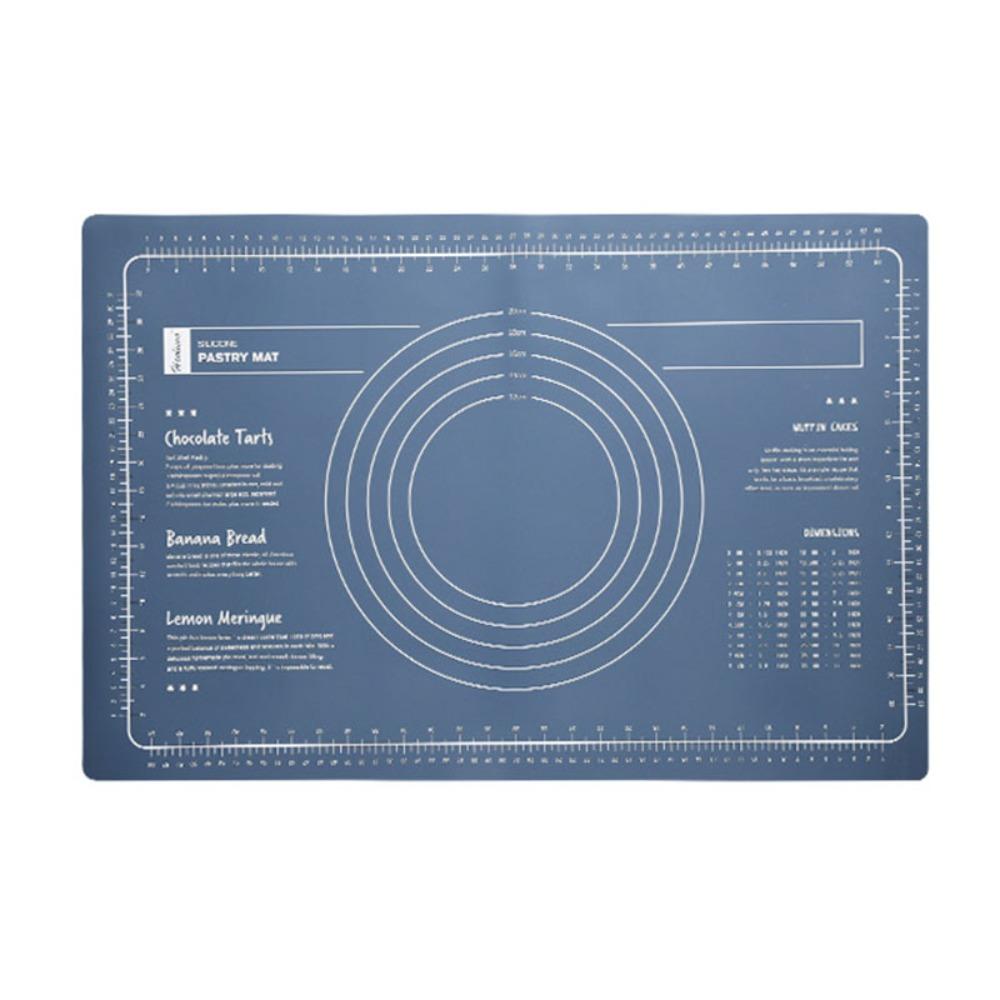 Жаростойкий коврик для раскатывания теста со шкалой, коврик для выпечки, коврик для кондитерских изделий, набор силиконовых подушечек для замешивания, торт
