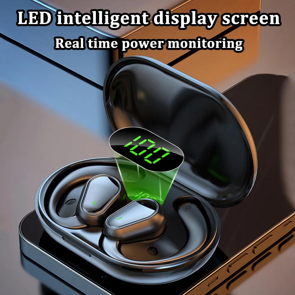 Наушники Bluetooth 5.3 с заушным креплением, беспроводные наушники-вкладыши Hi-Fi стерео, водонепроницаемая гарнитура, наушники с шумоподавлением для Xiaomi