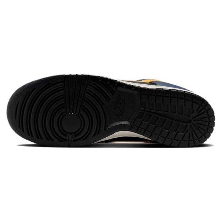 Nike Мужские кроссовки Dunk Low Vintage Michigan Blue Black Tour-Yellow FZ4014-010