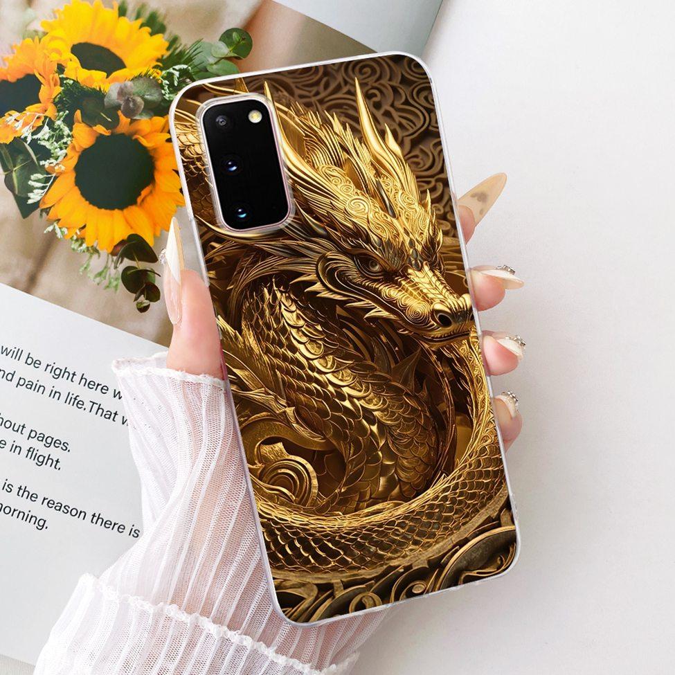 For Samsung S20 Clear Case Cute Cat Fashion Butterfly Funny Painted Funda For Samsung Galaxy S20 SM-G980 SM-G980F Phone Casing