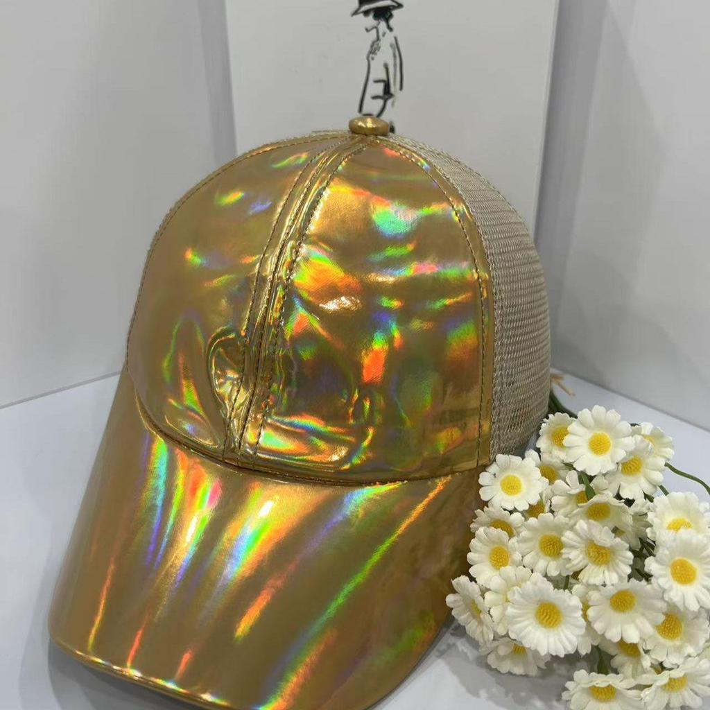 Кепка Laser PU, однотонная уличная водонепроницаемая кепка с утиным язычком, солнцезащитная цветная бейсболка из кожи, цветная ПУ
