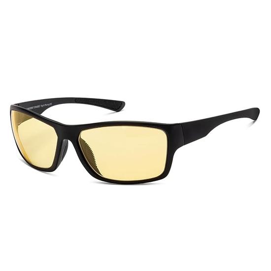 Очки VINCENT CHASE EYEWEAR унисекс от Lenskart | Солнцезащитные очки для ночной езды с желтыми линзами и технологией снижения бликов | 100% защита от ультрафиолета | Vc S16954