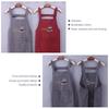 Cute Cotton Kitchen Apron Household Oil-Proof Coffee Chef Hand Wipe Apron With Big Pocket Women Baking BBQ Accessories