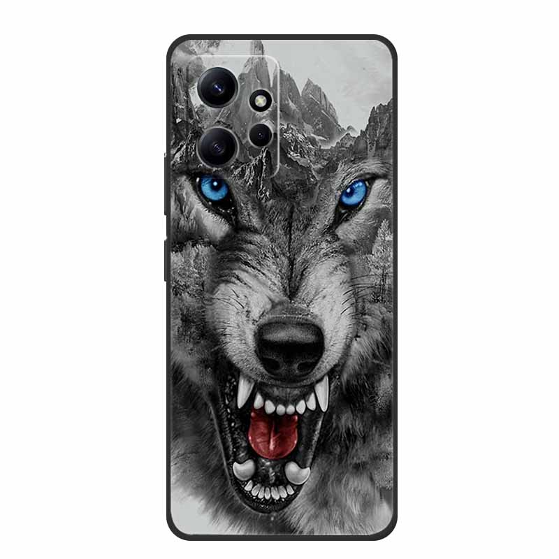 For Xiaomi Redmi Note 12 4G Case Animals Soft Silicone TPU Phone Cases Back Cover for Redmi Note12 4G Fashion 23021RAA2Y Fundas