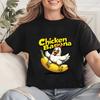Chicken Banana Women's Summer T-Shirt Clothing Funny Meme Graphic T Shirt for Women Fashion Casual Short Sleeve Tee Shirts Tops