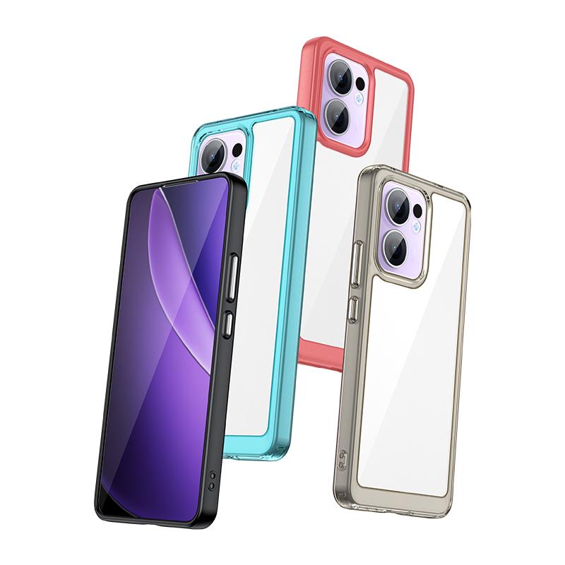 Прозрачный цветной чехол TPU для OPPO Reno 13 Pro 5G 13F 13FS Reno13 F FS защитный чехол прозрачный чехол Fundas Coque Capa