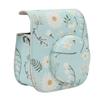 Instant Camera Case PU Leather Protective Mini Camera Bag with Adjustable Shoulder Strap for Mini 11 12 Chrysanthemum