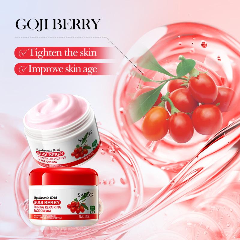 Укрепляющий крем против морщин с ягодами годжи 100 г SADOER Skin Rejuvenation Delicate Cream