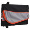 Bicycle Trailer Black and Orange 30 kg Steel